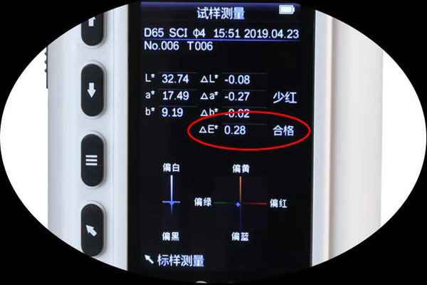 色差仪△E值